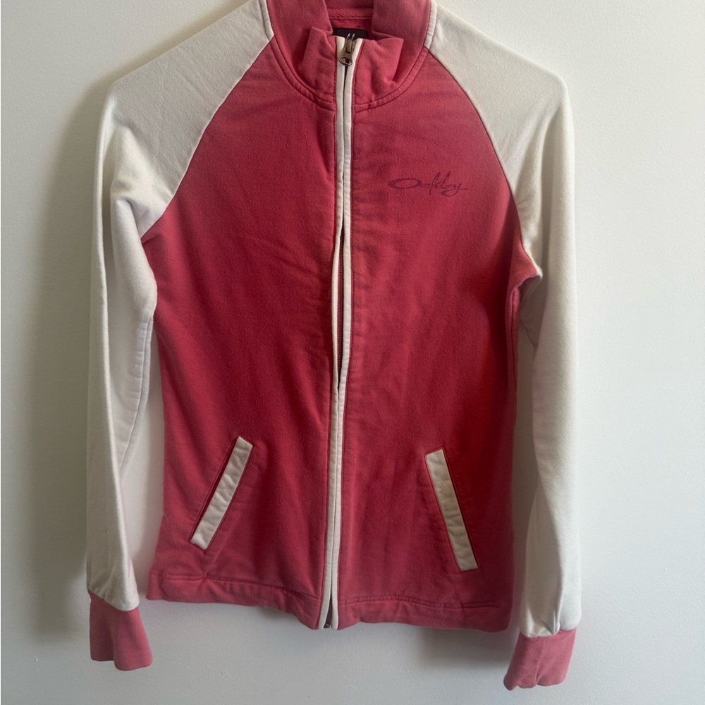 Oakley Red and White Track Jacket